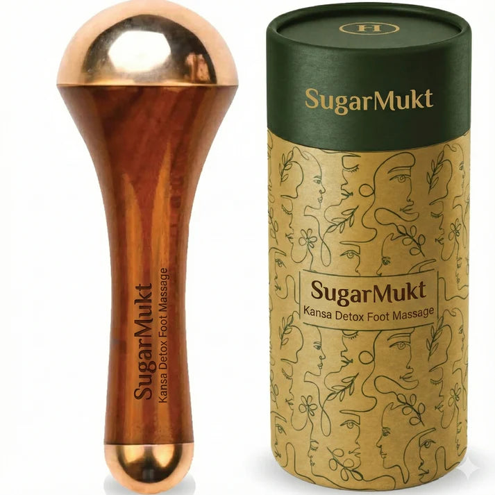 SugarMukt Kansa Detox Foot Massager: 100% Pure & Ancient Sugar Management