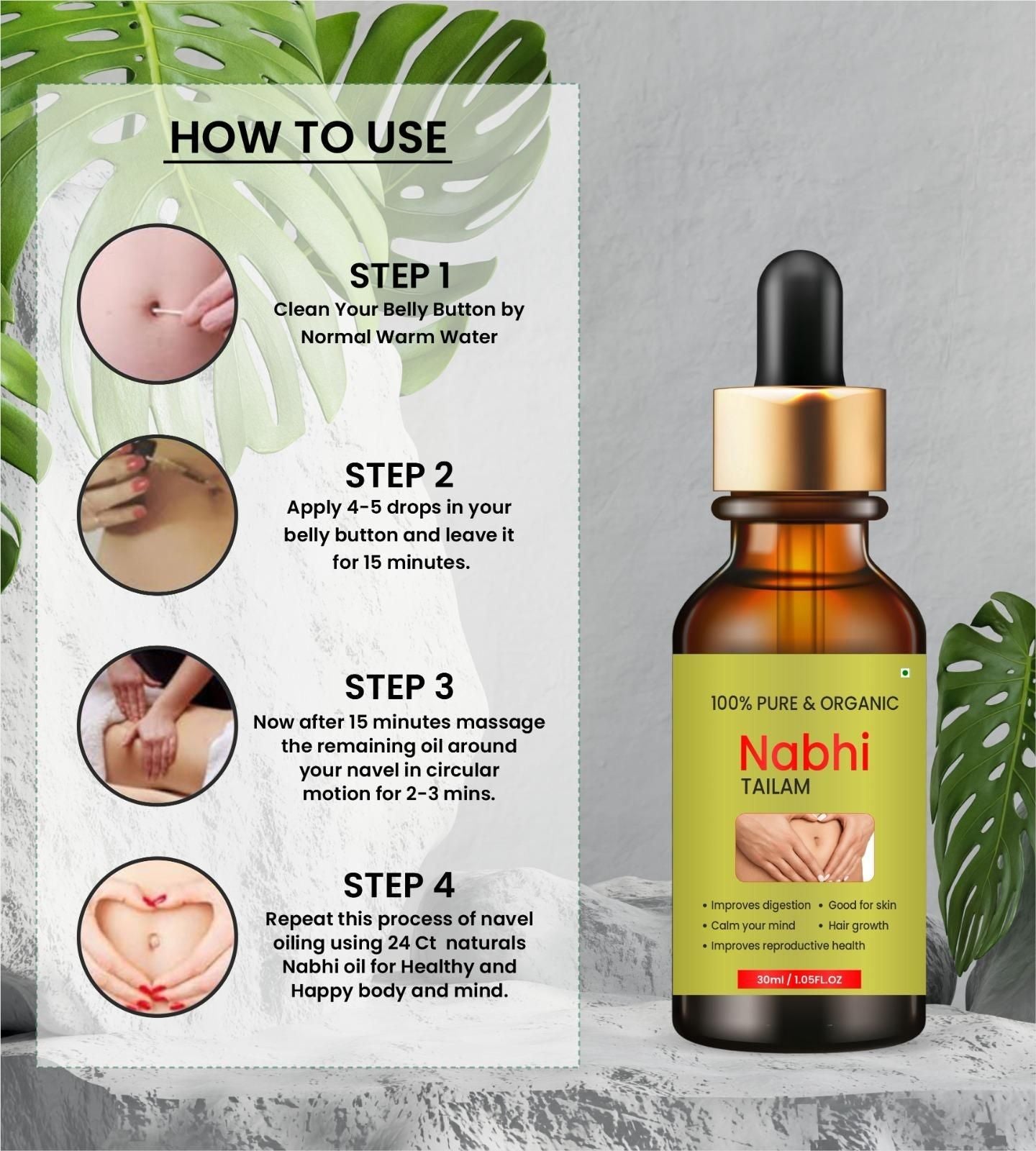 Digestive and Detox Nabhi Oil